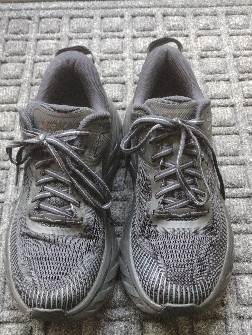 Bondi Hoka One One Women’s Black Mesh Running Shoes